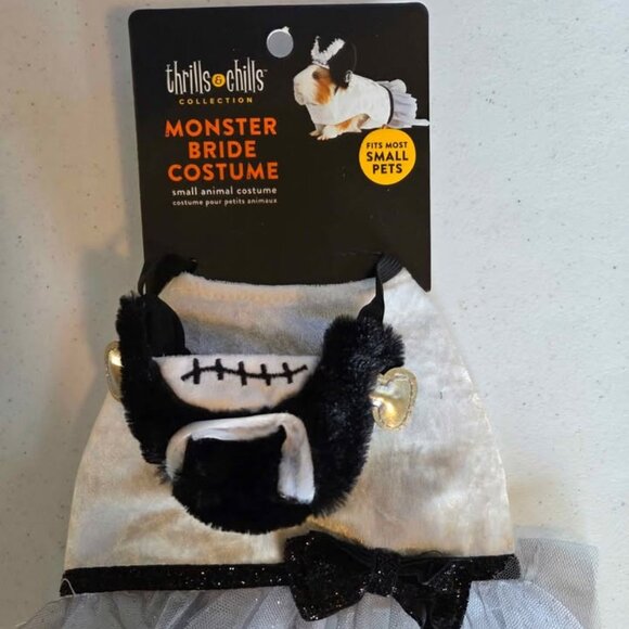 Small Pet Monster Bride Costume - Picture 2 of 2